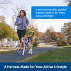 Petsafe Easysport Harness Charcoal Md