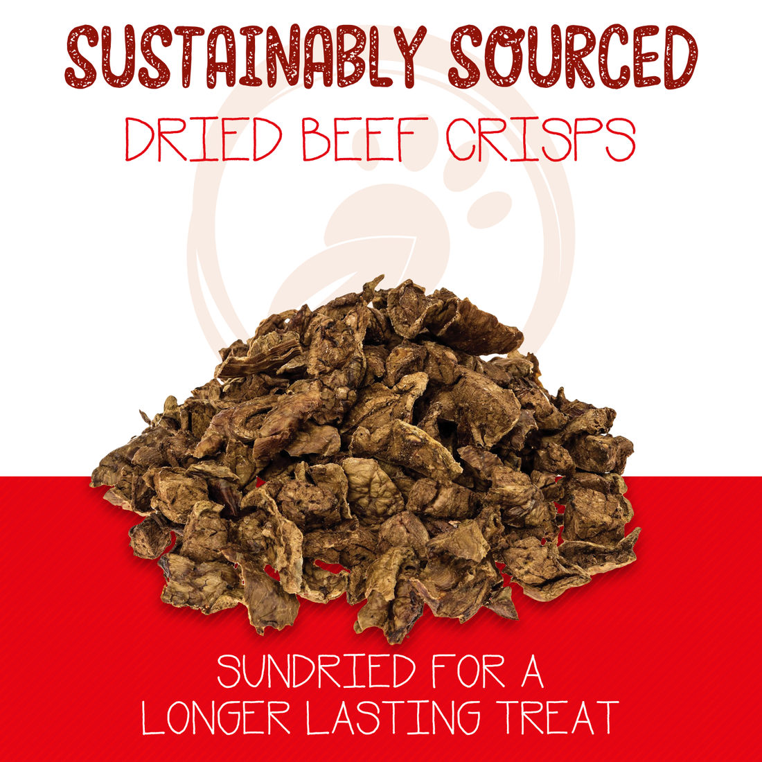 Tickled Pets Beef Lung Dog Crisps (8oz)