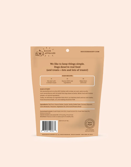 Bocces Soft and Chewy Mud Pie Dog Treats (6oz)