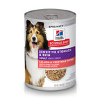 Science Diet Adult Sensitive Stomach & Skin Salmon & Vegetable Entrée (12.8oz)
