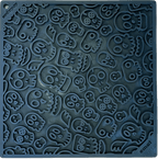 Zombie eMat - Enrichment Lick Mat for Dogs and Cats | Halloween Skull Design | SodaPup